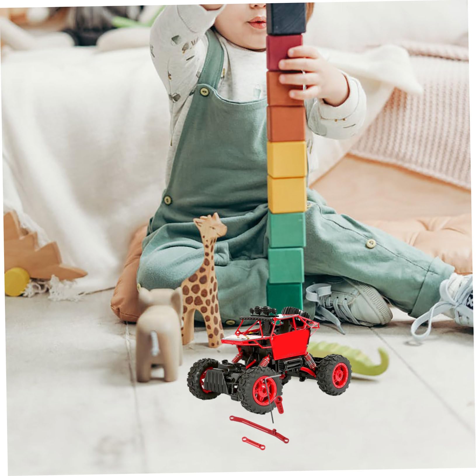 Abaodam 1 Set Metal Steering Rod Rc Car Toy Accessory Scx24 Compatible Rc Car Repairing Kit