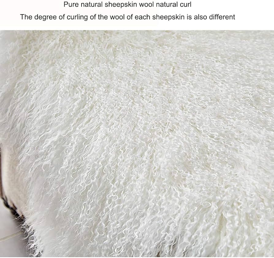 シープスキンショーンカーリーウール天然の刈り取りカーリーウール毛皮