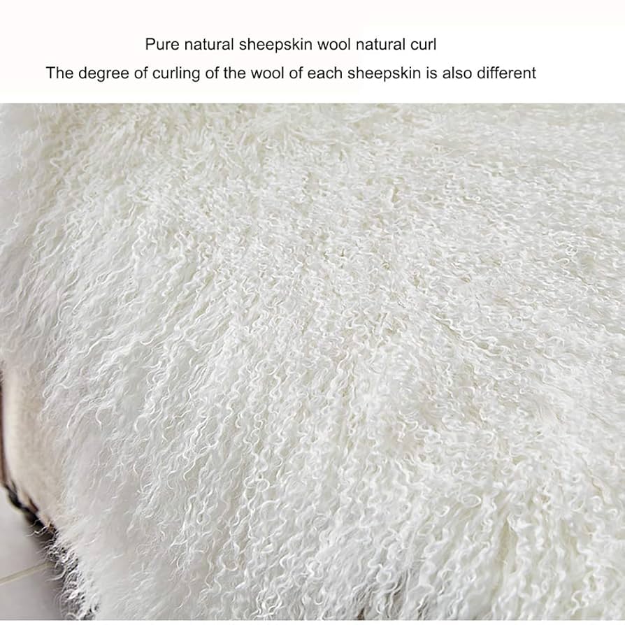 シープスキンショーンカーリーウール天然の刈り取りカーリー