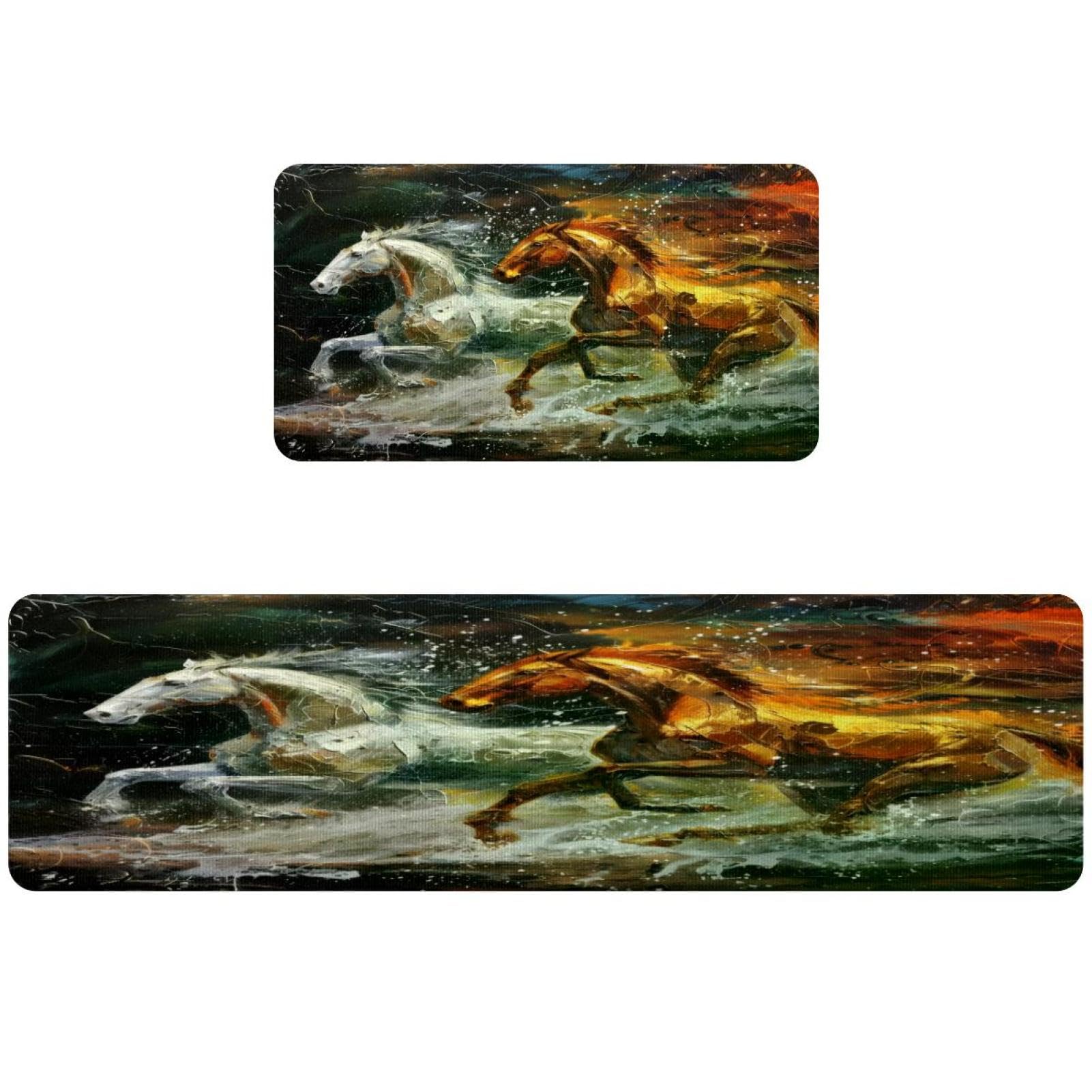 Alfombrillas de cocina antideslizantes VAPOKF lavables y absorbentes de agua