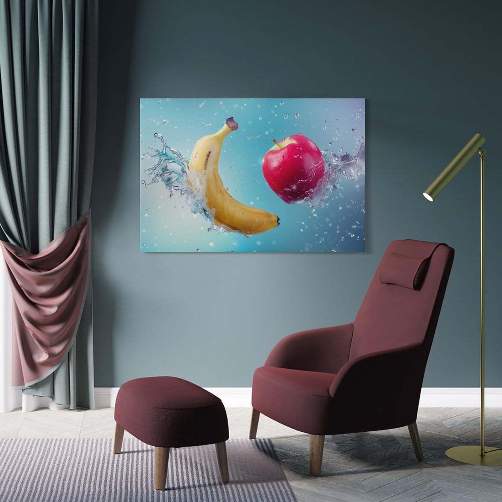 額縁 絵画 バナナ インテリア 絵画 アンディ・ウォーホル Banana 1966 x4 インテリア おしゃれ