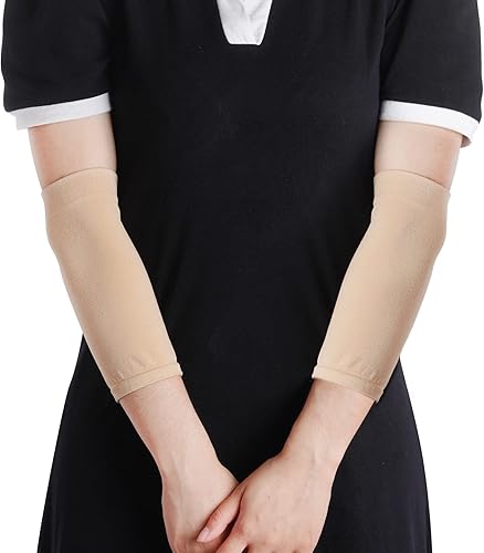 Vista 6 de HOVEOX 3 pares de cubiertas de tatuaje para el antebrazo, cubierta de tatuaje, mangas de compresión para brazos para mujeres y hombres