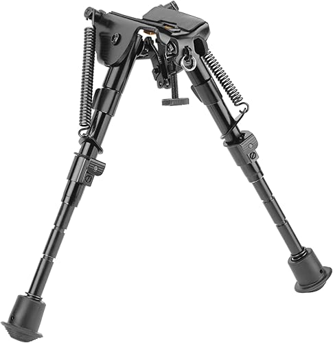 Miniatura 3 de Caldwell XLA Pivot Bipod with Adjustable Notched Legs and Slim Folding Design for Easy Transport Rifle Stability and Target Shooting