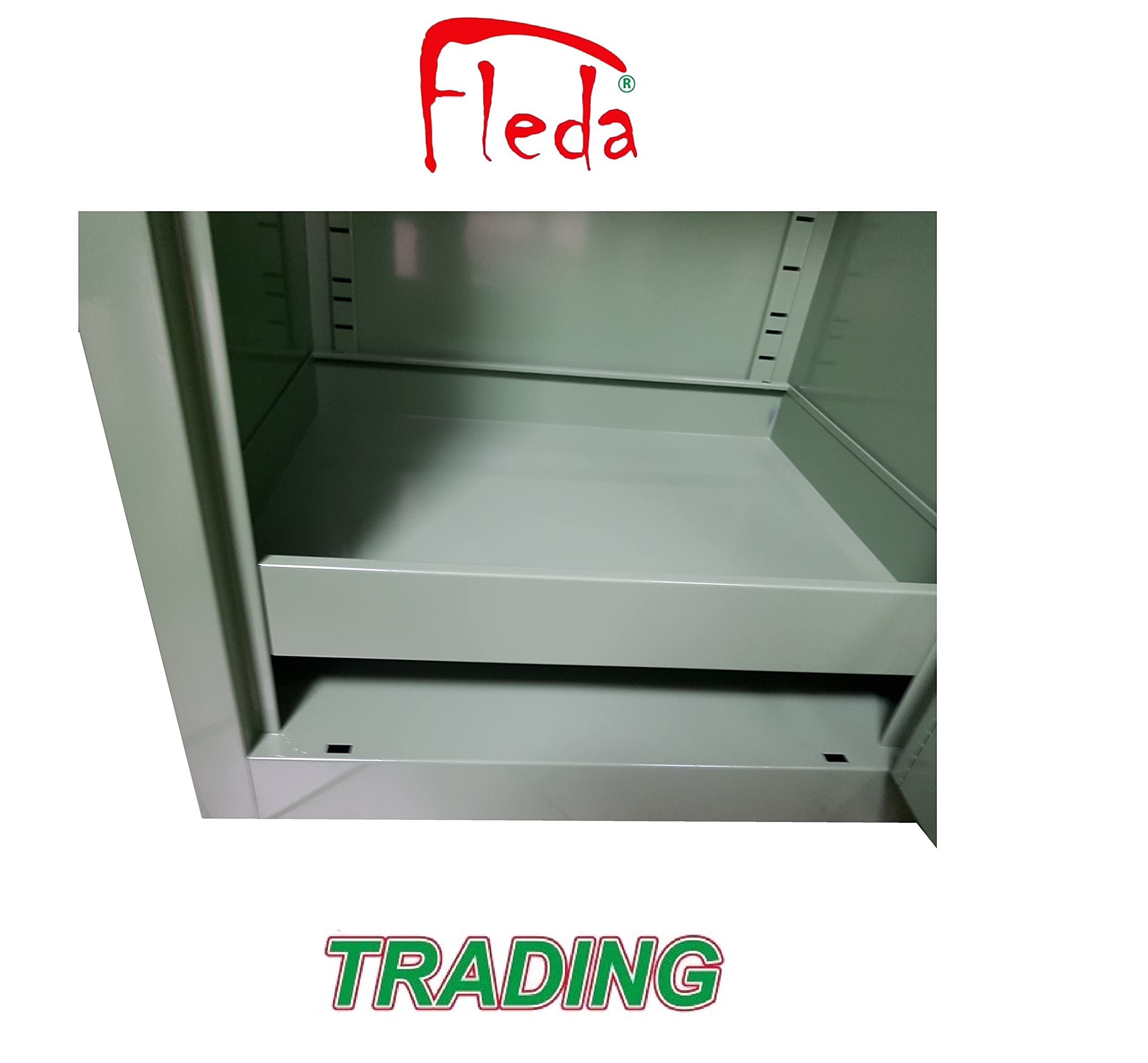 Fleda TRADING Armadio per fitofarmaci in metallo Verde 100x45x200h per aziende agricole, Magazzino