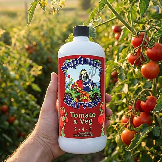 Fertilizante Orgánico Neptune's Harvest para Tomate y Vegetales (2-4-2) - 0.95 L miniatura 6