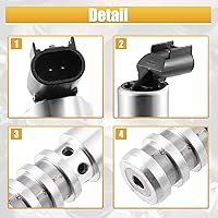 Vista 7 de X AUTOHAUX 12615873 12602516 Válvula variable VVT válvula de control de aceite para GMC Envoy 4.2L 2002-2009 para GMC Envoy XL 4.2L 2002 2003 2004