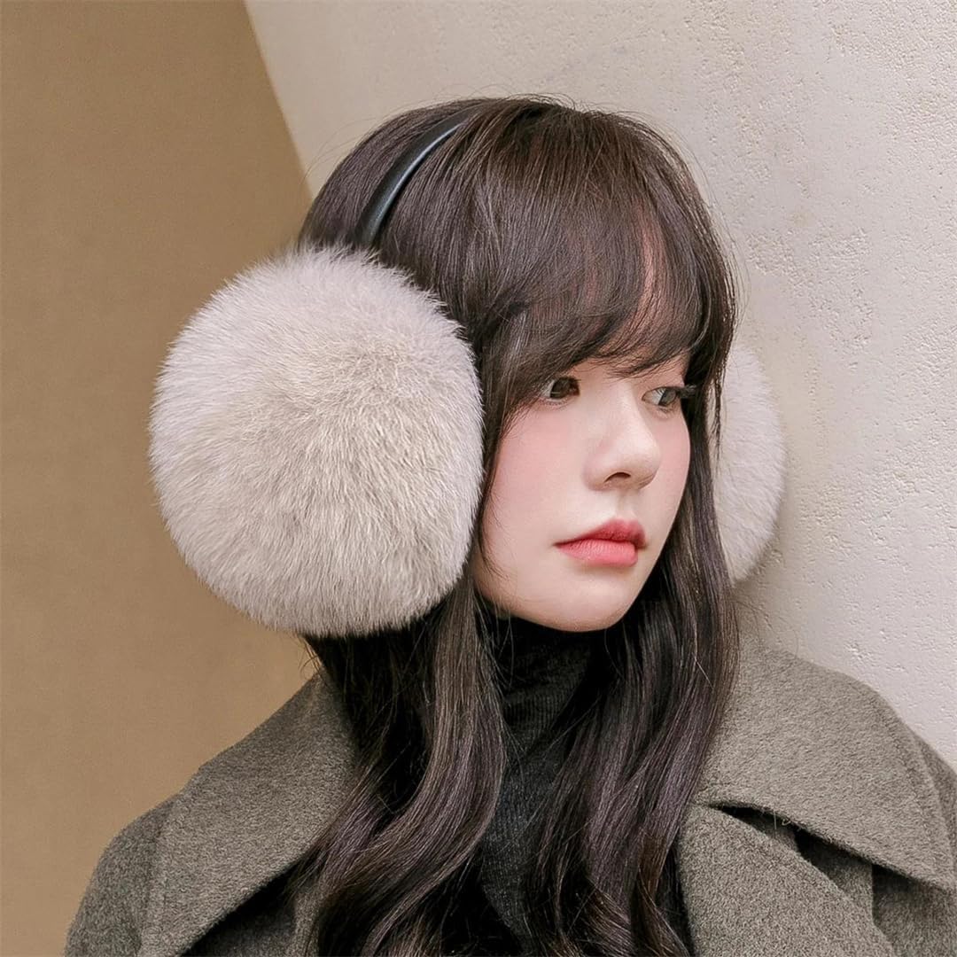 Winter Women's Warm Earmuffs Girls' Earmuffs Oversized Women's Plush Earmuffs Ladies Maor Earmuffs