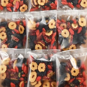 Mulberry Goji Berry Red Jujube Tea Bag 7.05 Oz Combination Flower Fruit Tea