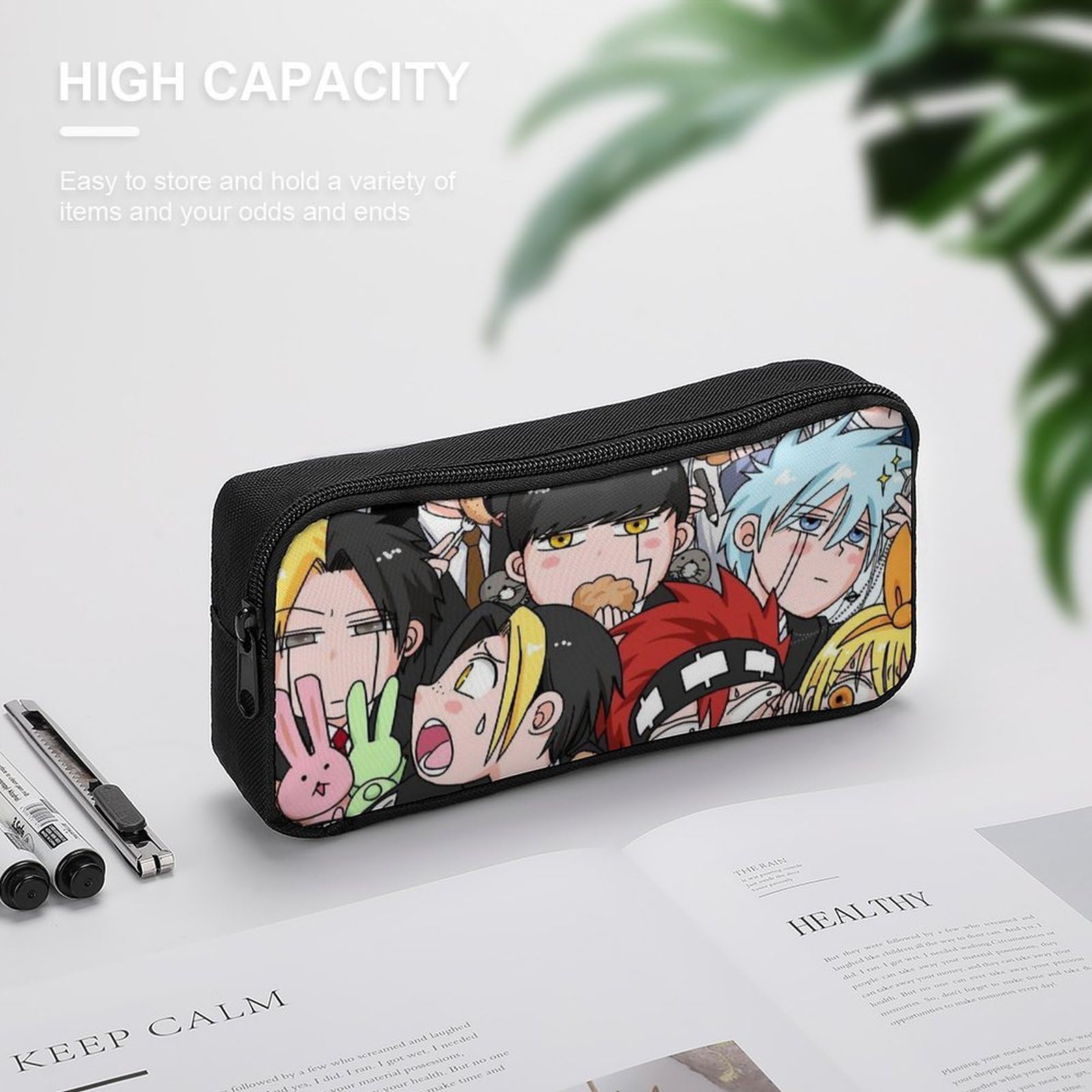 Amazon.co.jp: マッシュル-MASHLE- ペンケース 筆箱 可愛い 便利