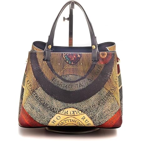 Borsa donna a spalla Gattinoni Planetarium Watercolor Beige Shopping con  zip Grande Borse Shopper L : Amazon.it
