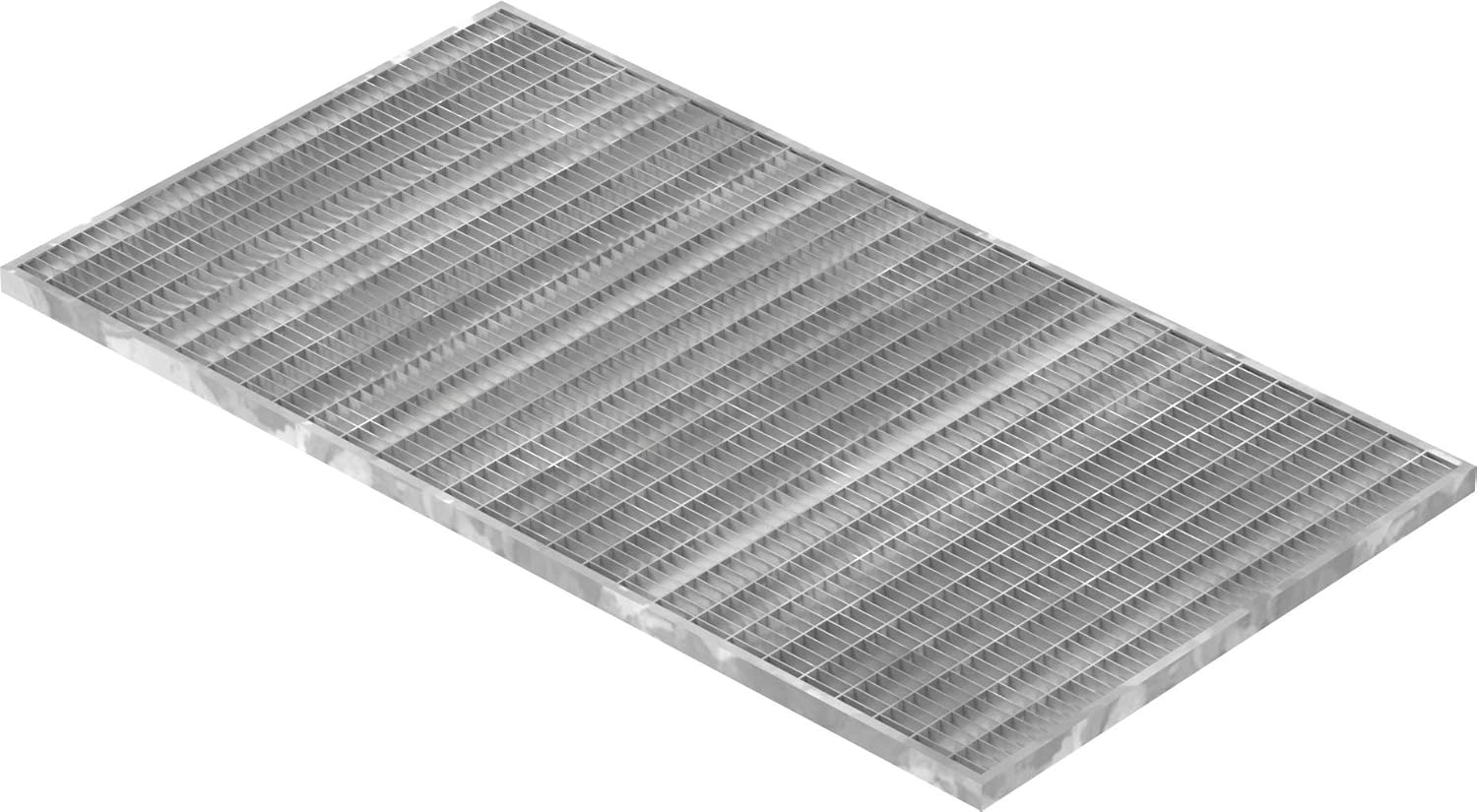 Fenau - Gitterrost-Zarge 200 x 1000 x 33 mm für Rosthöhe von 30 mm