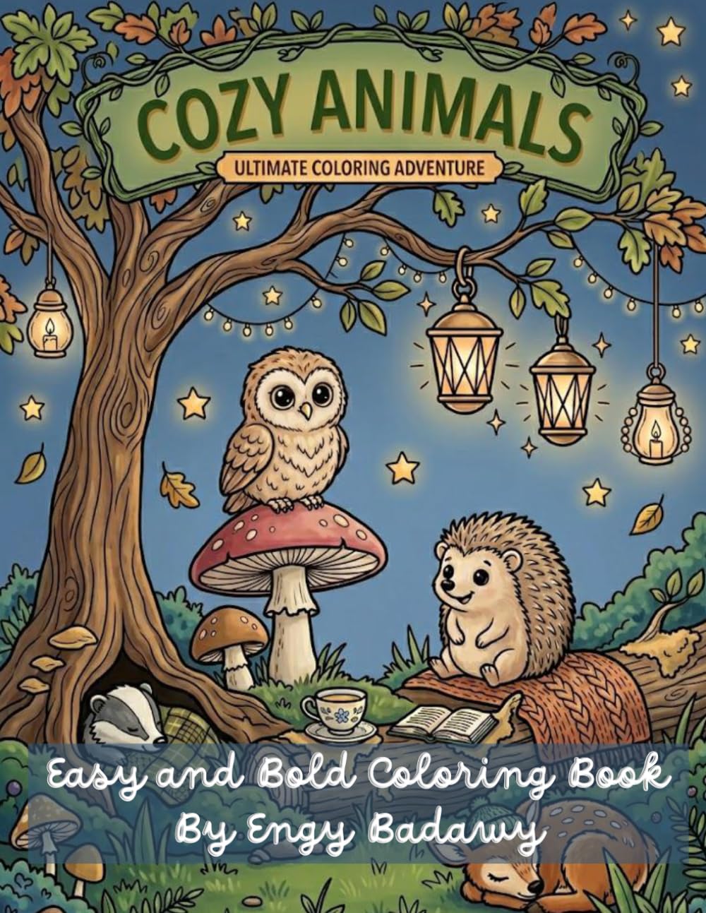 Cozy Animals: Cute Companions of Animal Friends Coloring Book: Enchanting Animal Duos