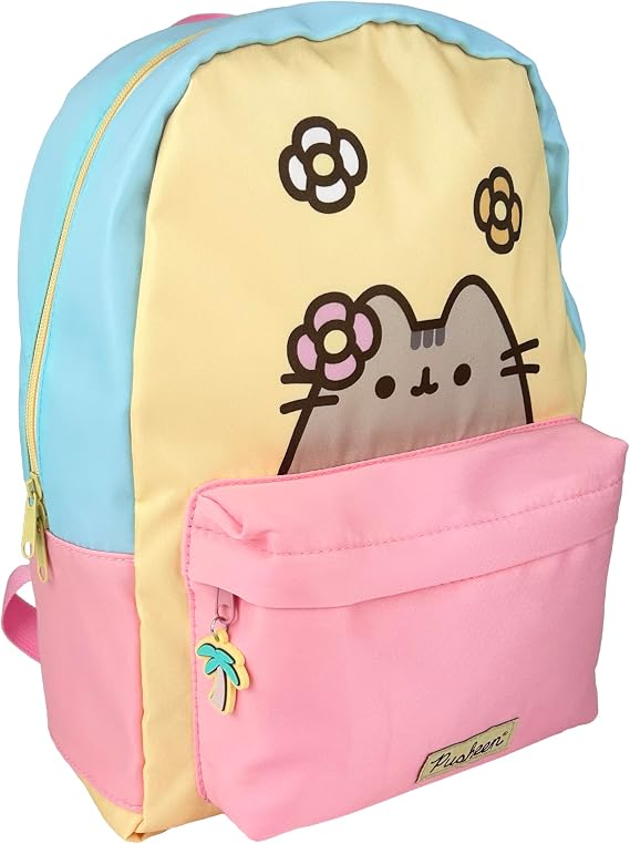 Blueprint Collections Pusheen Backpack | Cute Kawaii School Rucksack for Kids & Teens | Back to School Bag | Pusheen Gifts & Accessories