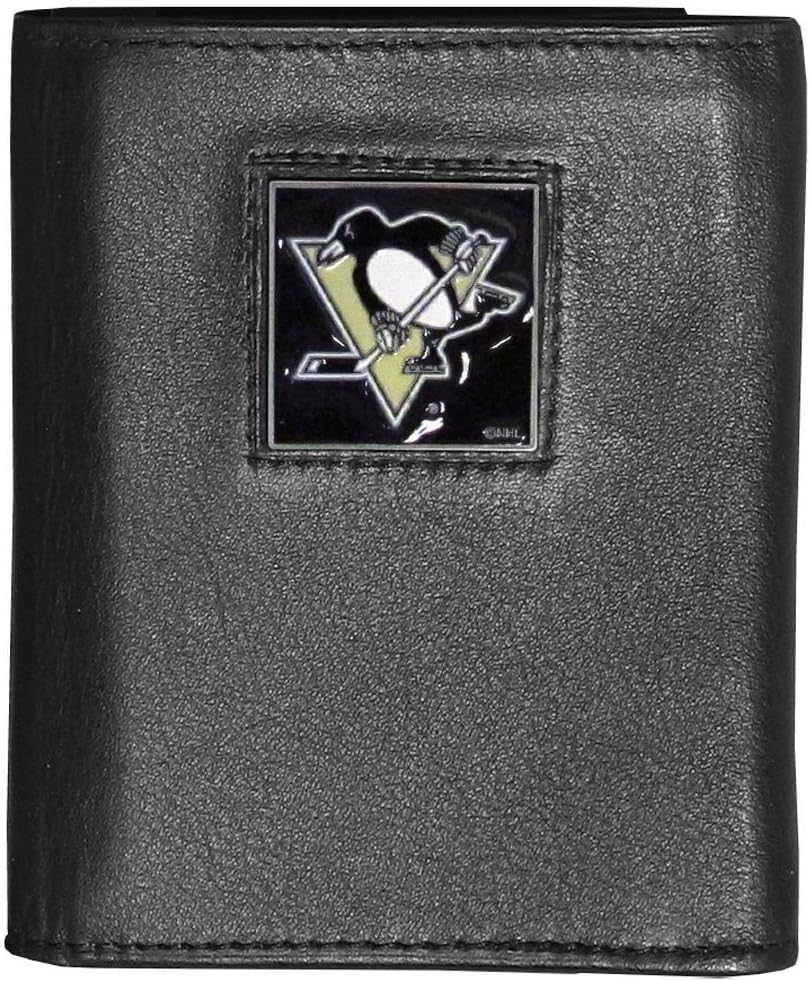 Siskiyou Sports Deluxe Leather Tri-fold Wallet Packaged in Gift Box