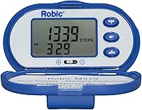 Vista 1 de Robic Podómetro de memoria de doble pantalla