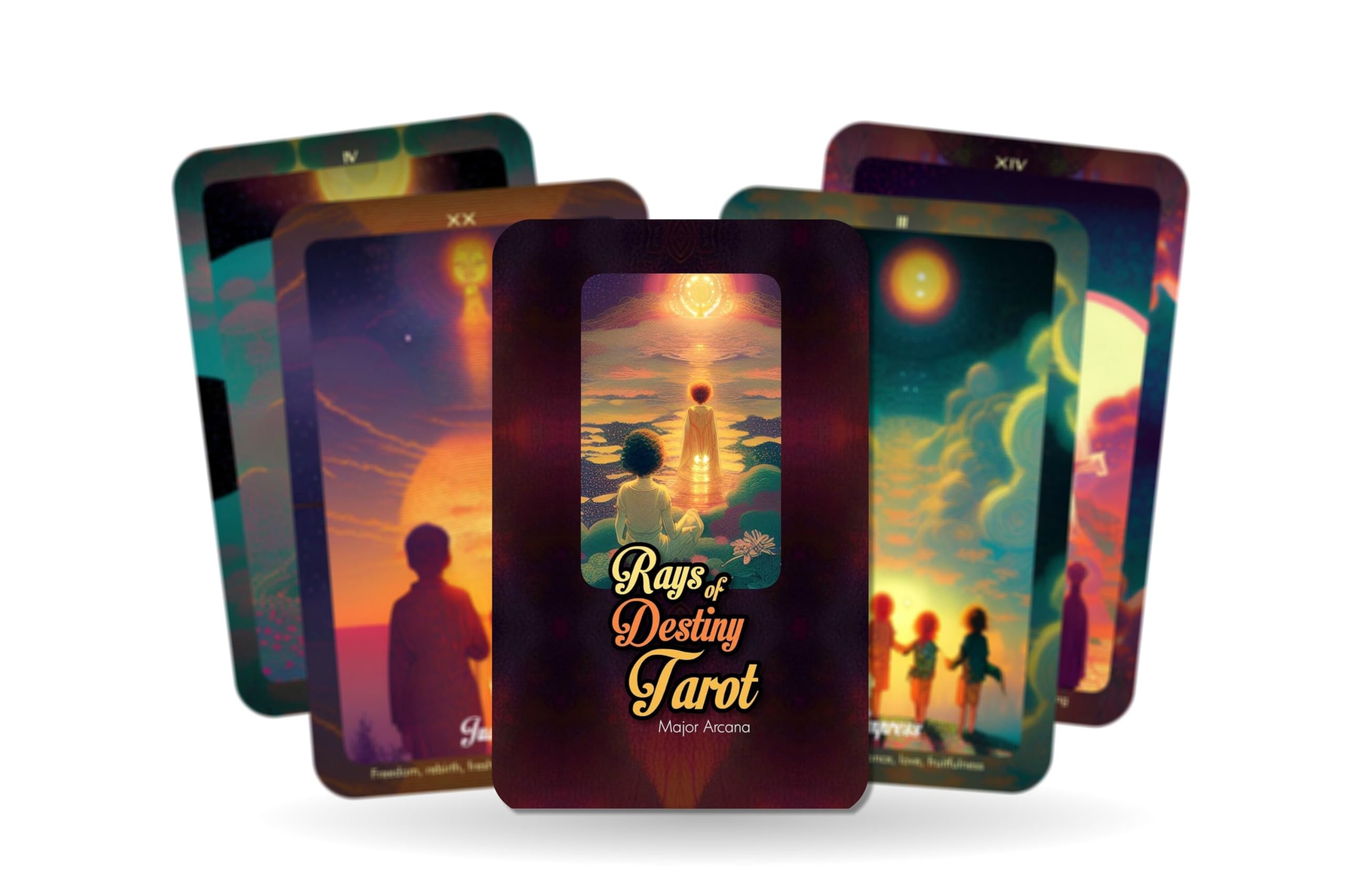 Tarot Cards - Rays of Destiny Tarot - Major Arcana - Divination Tools - Tarot Gift - Mystic Tarot - Tarot
