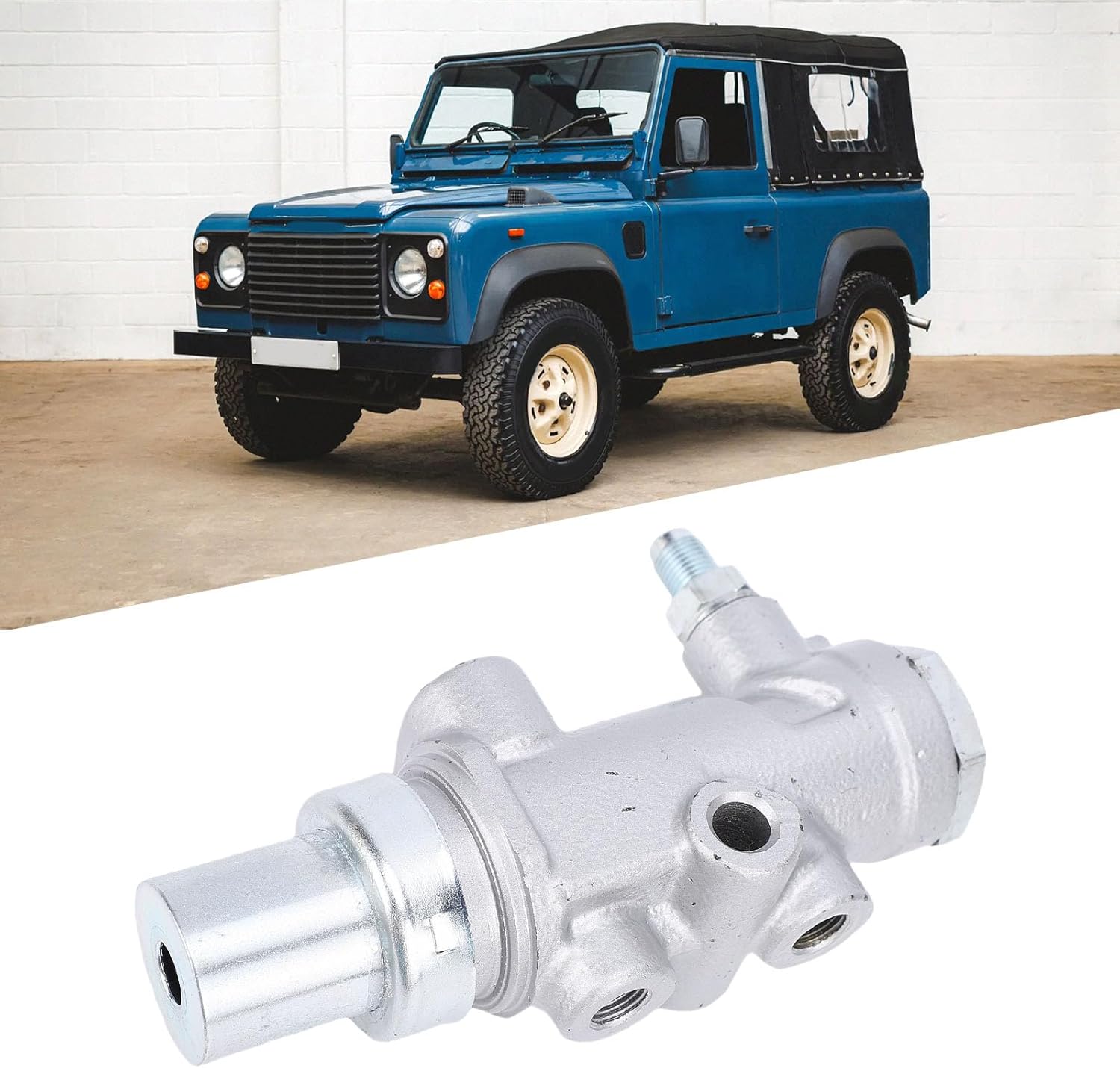 Brake Compensator Valve Replacement Brake Pressure Compensator Valve for Rover Defender 90 94 VIN LA930456 Non ABS Model with Metal Alloy Durable Construction