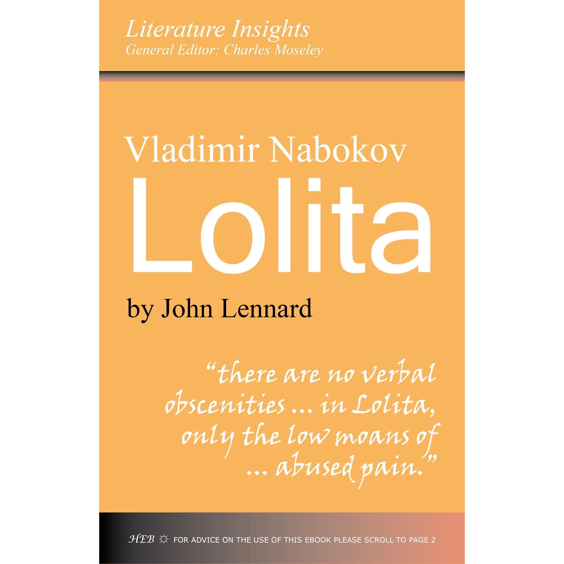 Reading Vladimir Nabokov: 'Lolita'