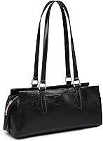 Vista 8 de Dasein Bolsos Hobo para mujer, de cuero vegano suave, con 3 compartimentos, múltiples bolsillos