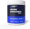 Micronized Creatine Monohydrate Powder 5g Pure - 500g Tub 100 Servings | Unflavored Creatine for Strength, Power & Muscle Recovery