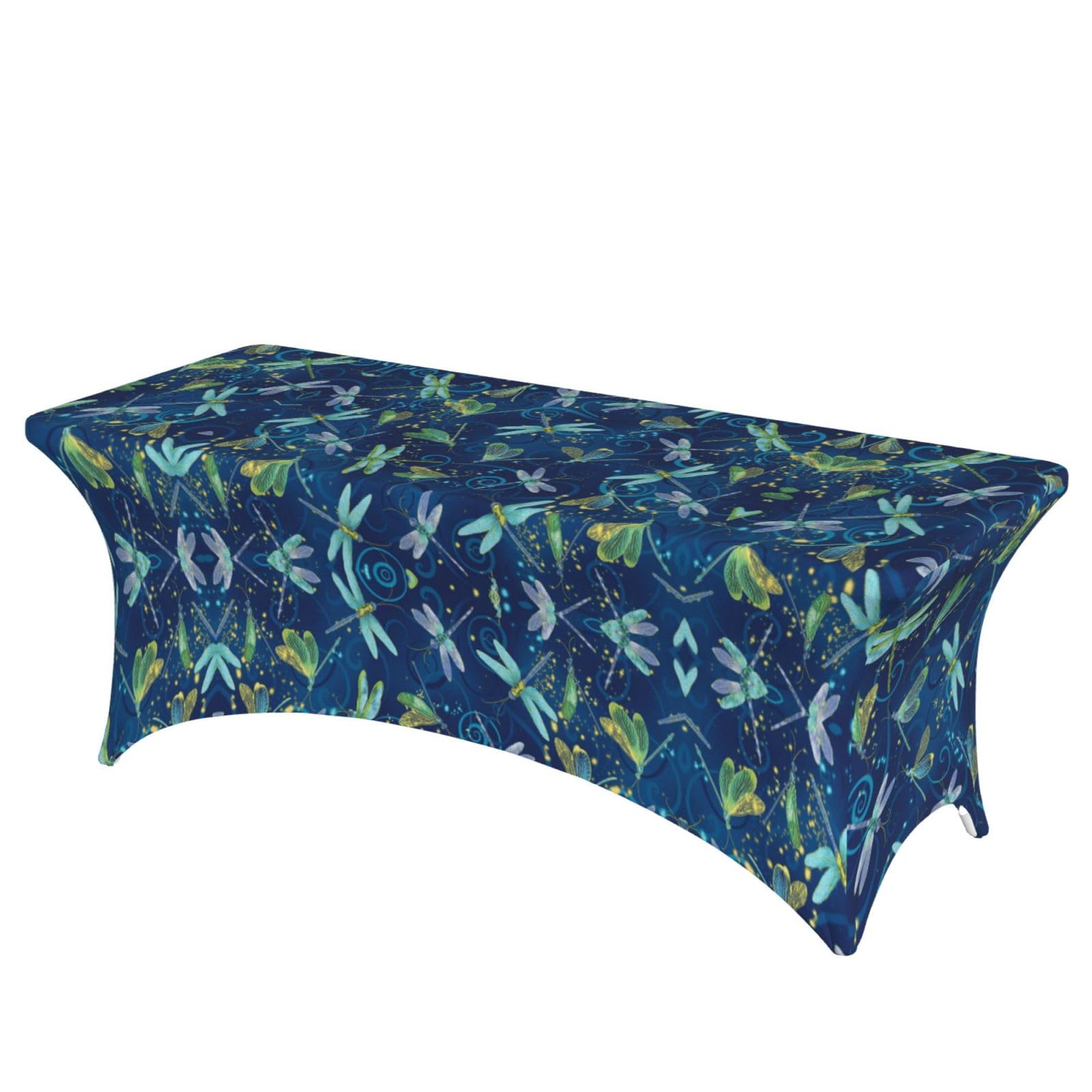 ERCgad Dragonfly Print Rectangular Tablecloth Dining Banquet Party Events Home Celebration Table Cover