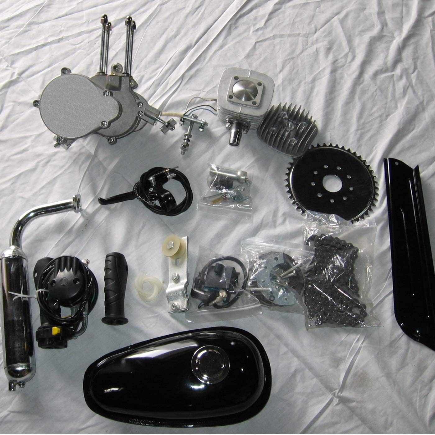 2 Stroke 80cc Gas Bicycle Engine Kit PK80 Bike Motor Kit Gas Motor Kit