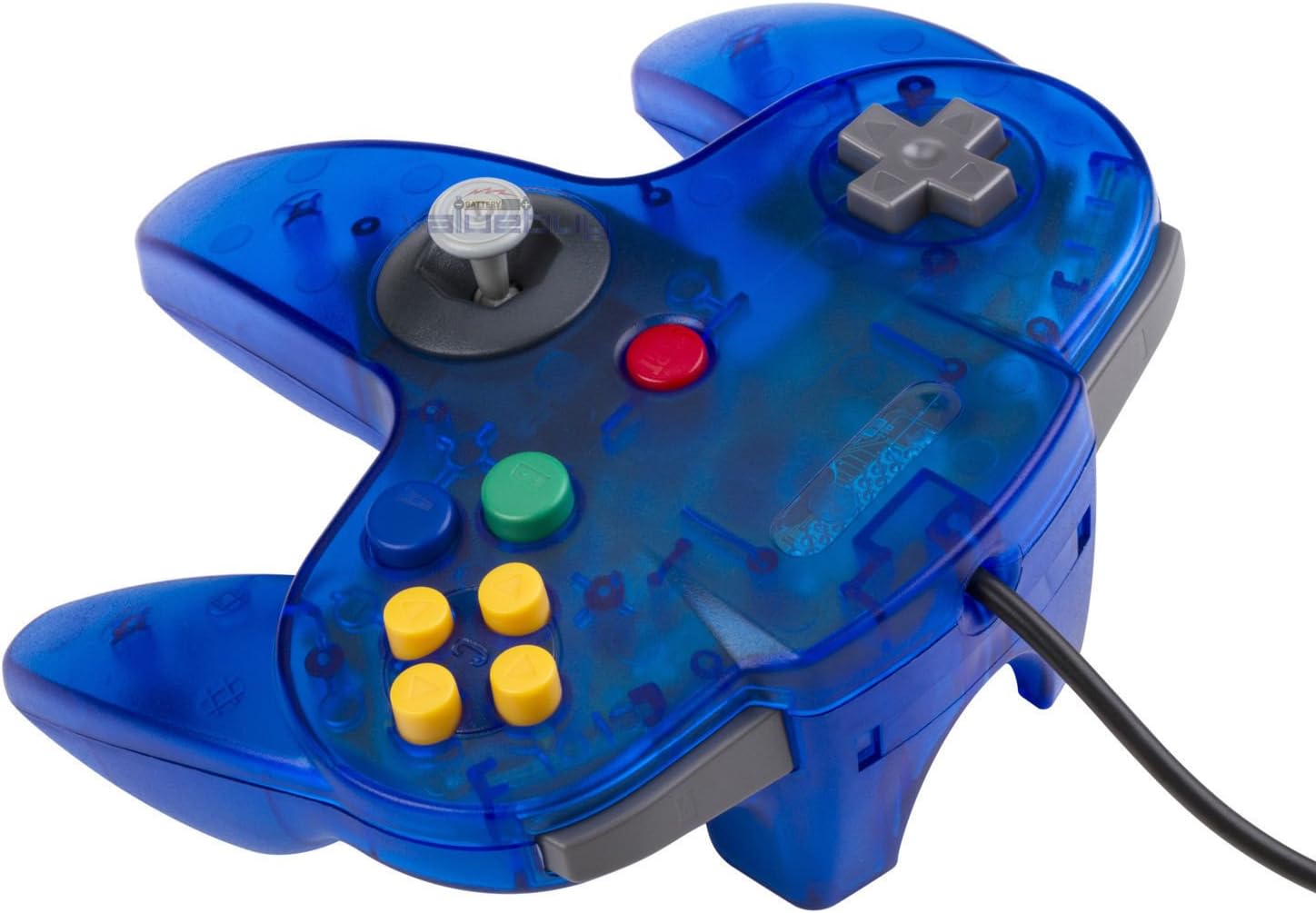 Childhood Retro Classic USB Controller Gamepad Joysticks for n64 Style PC MAC clear blue