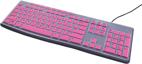 Miniatura 4 de Cubierta de teclado de silicona para computadora de escritorio ultrafina, compatible con teclado inalámbrico Logitech MK295 MK275 MK270, Logitech