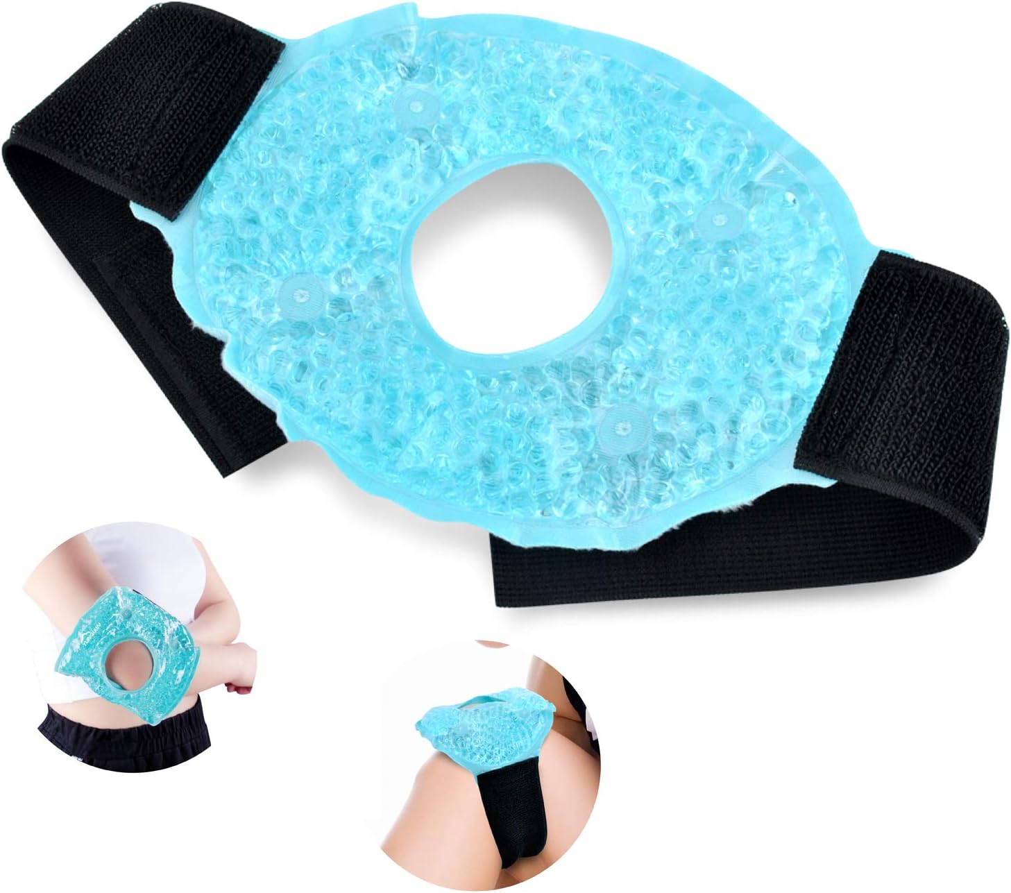 Cooling Knee Brace for Women Men Girls Boys Adjustable,Ice Pack for Knee Injuries,Reusable Hot Cold Therapy Knee Wrap for Joint Pain Arthritis Meniscus Tear, Sprains & Swelling