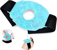 Joelheira Refrescante Ajustável Para Homens, Mulheres E Meninas, Com Bolsa De Gelo Para Lesões No Joelho. Compressas Reutilizáveis Para Terapia Quente E Fria, Ideais Para Aliviar Dores