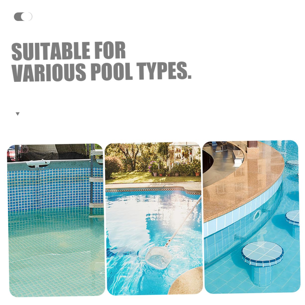 2 Piezas Tapa Cuadrada para Skimmer de Piscina Accesorio Resistente para de Desnatador Fácil Reemplazo y Prevención de Residuos