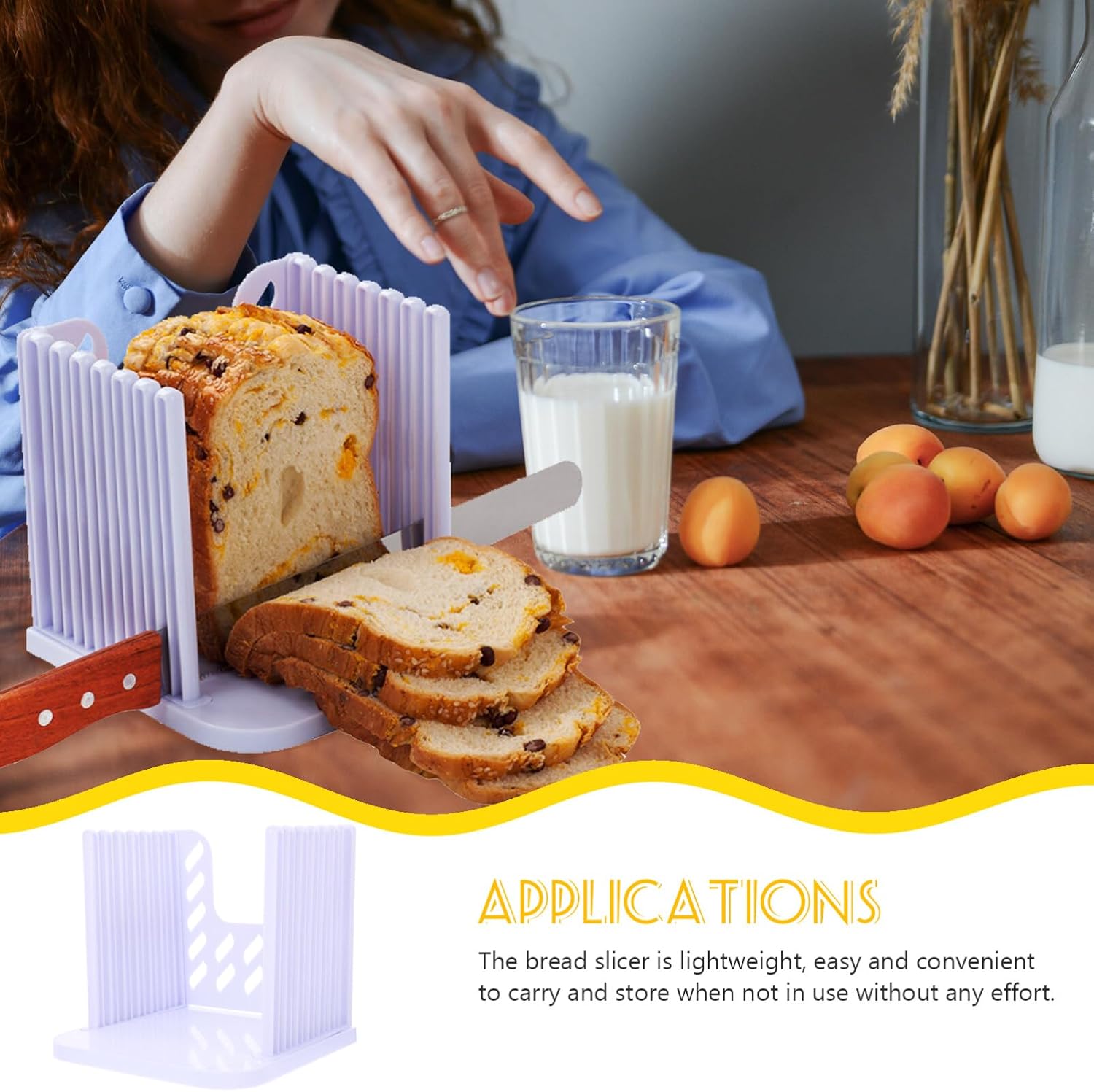Bread Slicer Guide Tool, ABS Handmade Loaf Cutting Guide