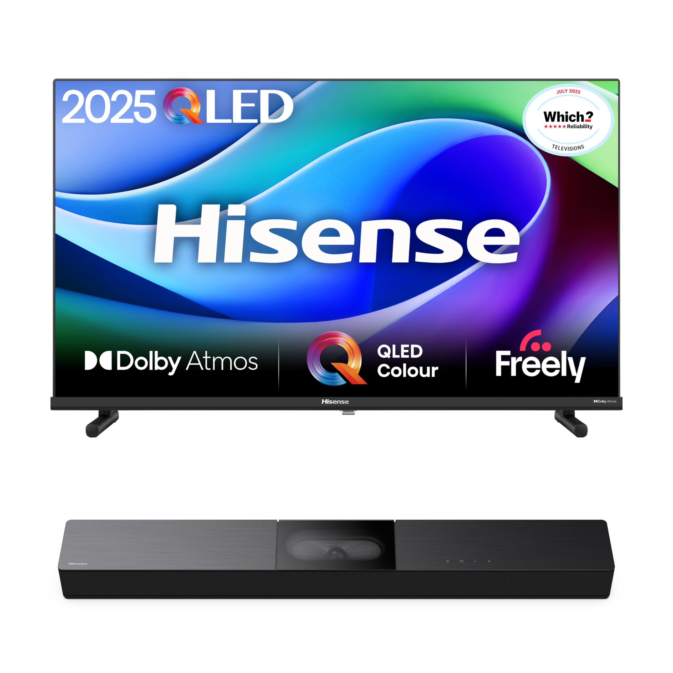 Hisense 32 Inch 32E4QTUK HD LED TV 2025 - Direct Lit LED, Dolby Audio, Natural Colour Enhancer, Games and Sports with Freely, Disney+, YouTube, Netflix — view 18