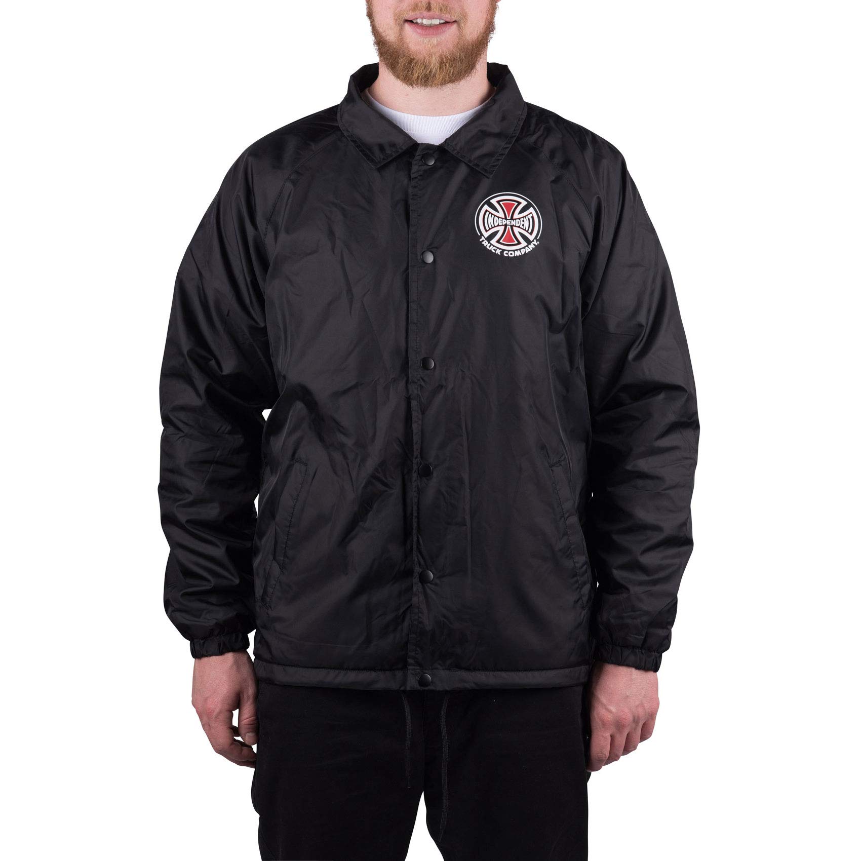 Independent Truck Co Black Coach Jacket Size M : Amazon.in