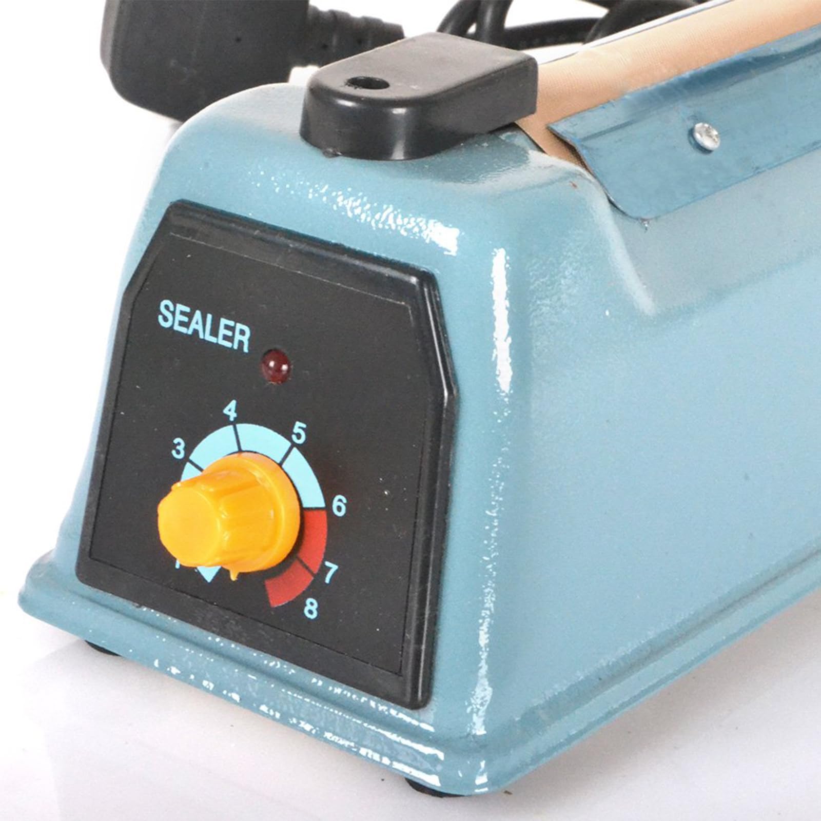 Scelleuse thermique à impulsion, thermoscelleuse manuelle pour sacs en polyéthylène, thermoscelleuse, voyant LED, scelleuse compacte pour sacs de restauration rapide, contrôle précis du temps et de la
