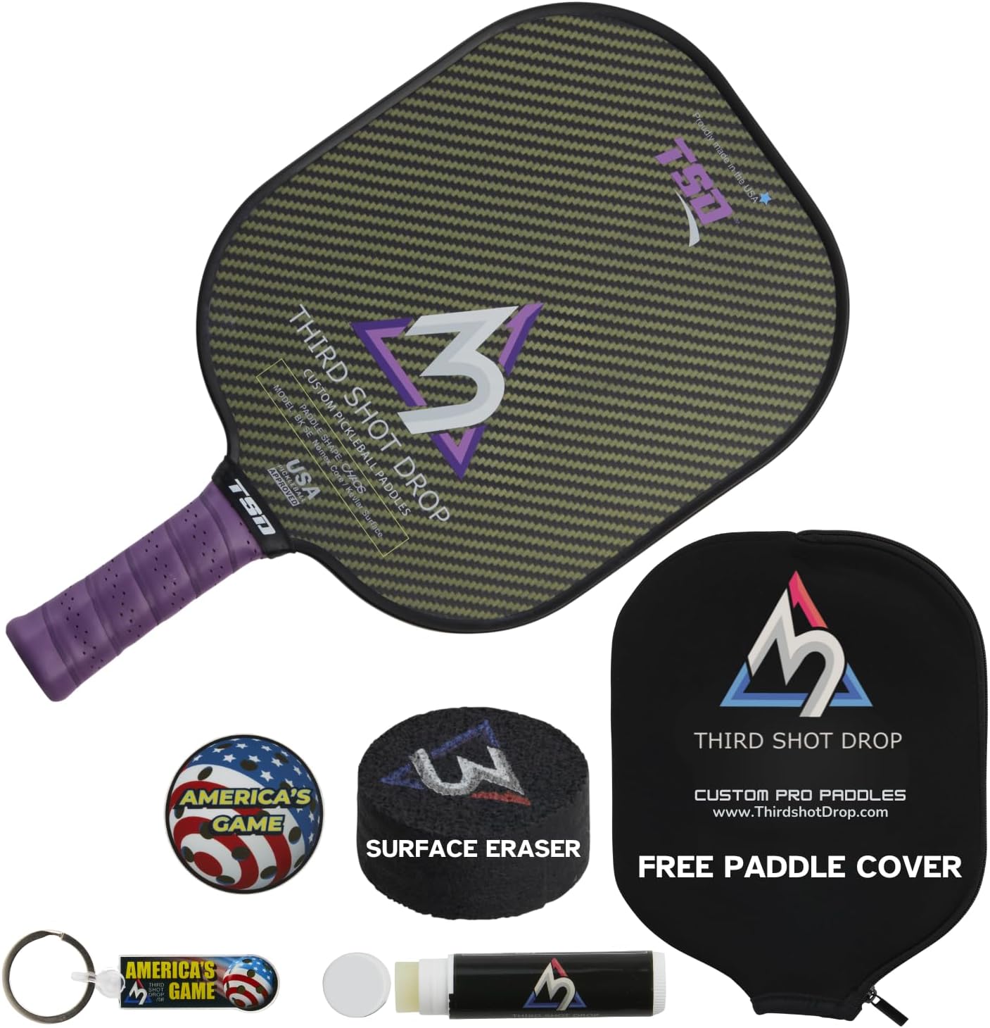 Special Edition Series Professional Pickleball Paddles, Special Aramid Composite Paddle Surface (Chaos 16mm | Aramid Core)