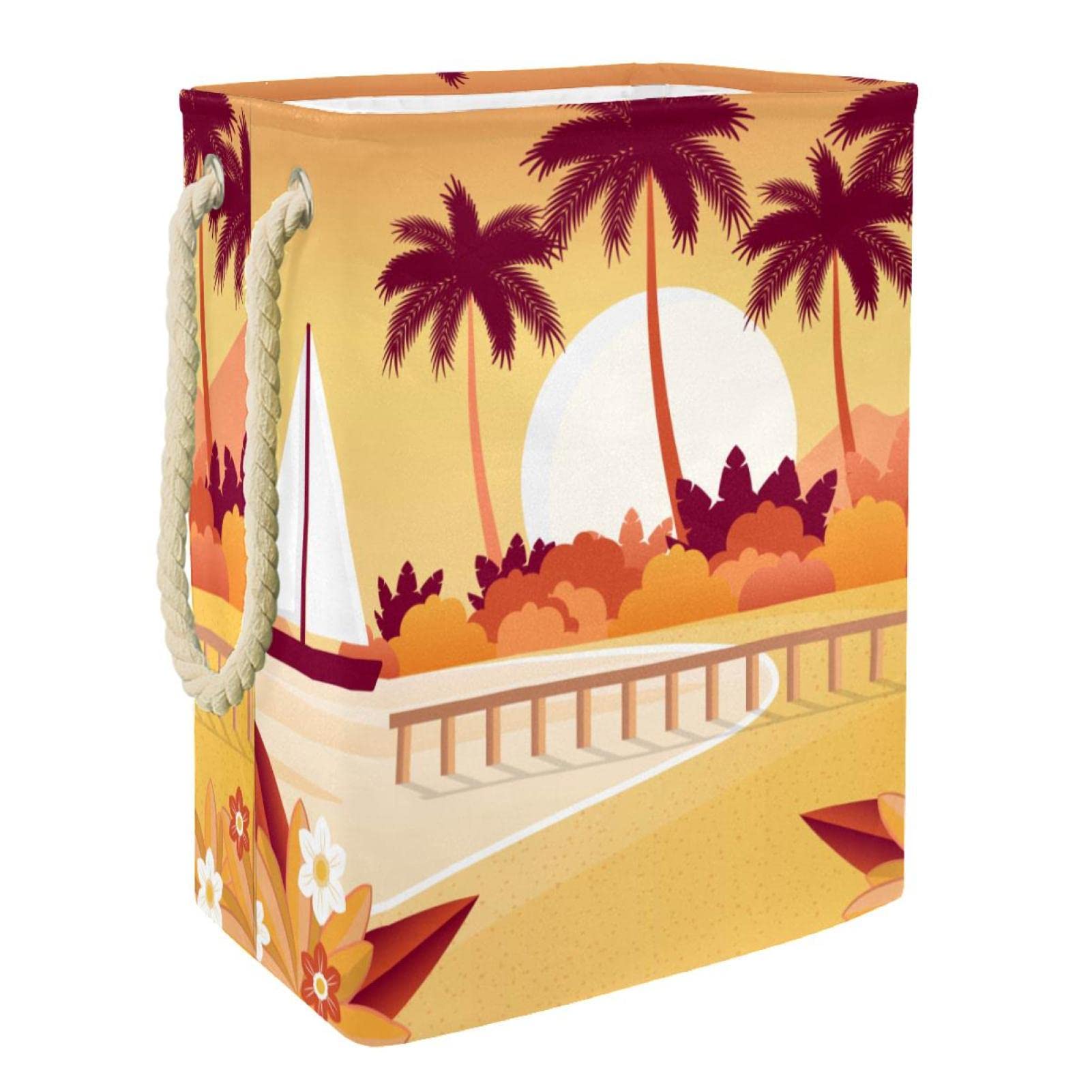 Panier à linge personnalisé D_19, bac de rangement pour chambre et dortoir