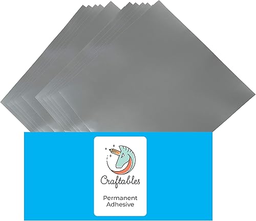 Craftables Hojas de vinilo adhesivo permanente de 12 x 12 pulgadas disponible en Yaxa Colombia