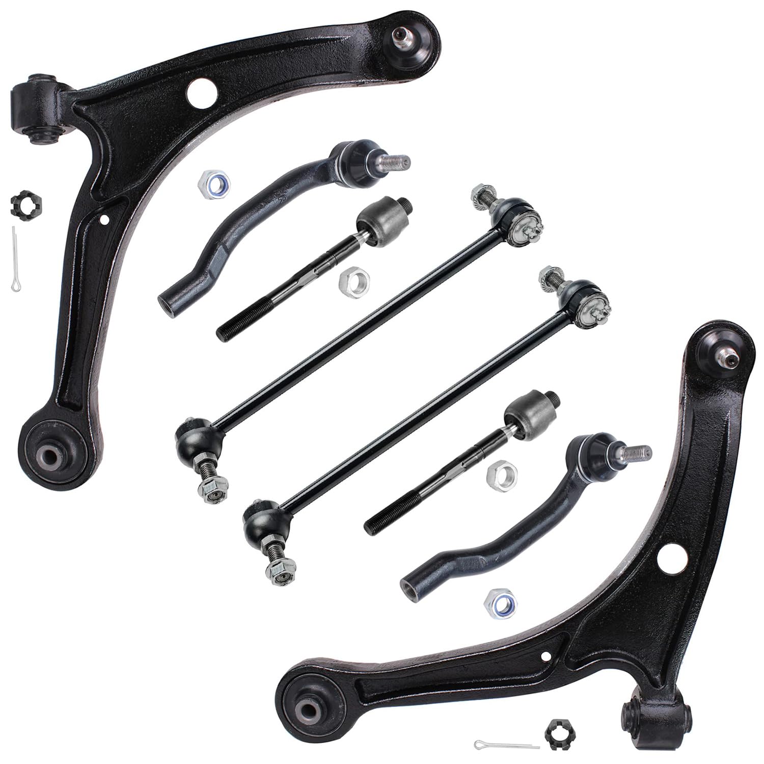 Detroit Axle - Front 8pc Control Arms Kit for 2001-2005 Acura MDX