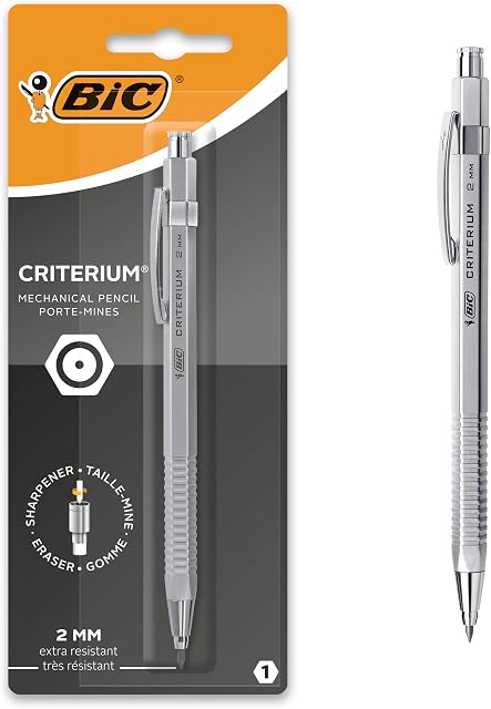 BIC Criterium 2mm Lead Mechanical Pencil - Silver