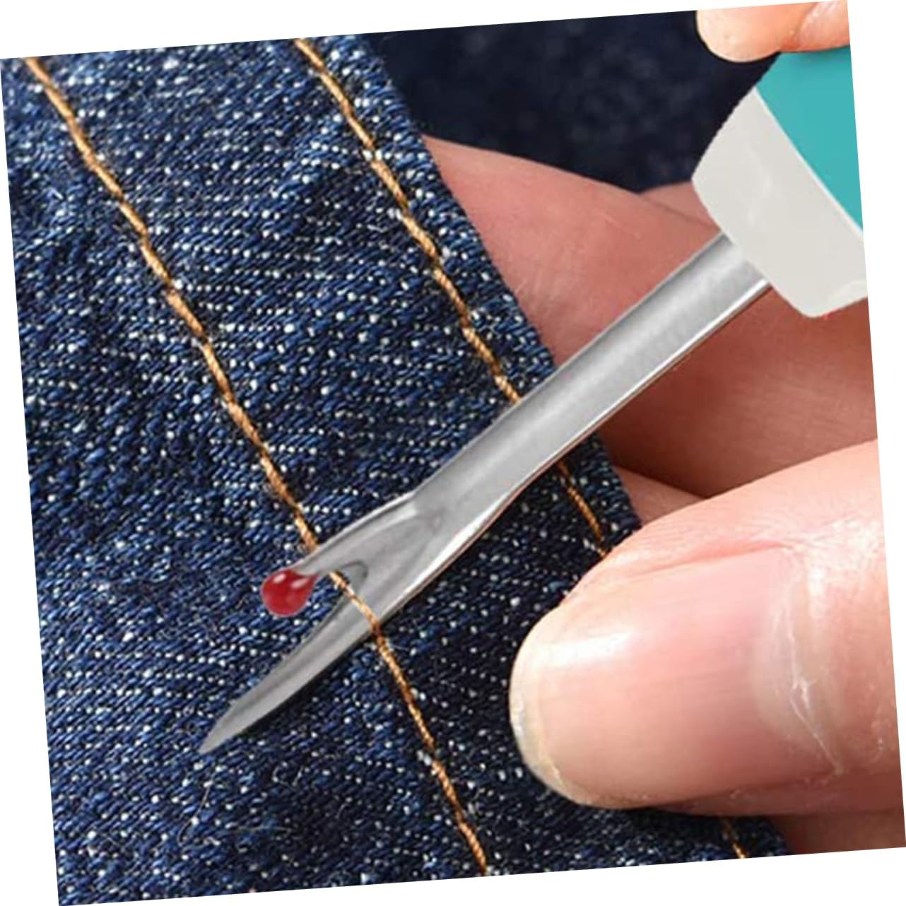 Hohopeti Embroidery Remover Tool Portable Seam Ripper Nonslip Thread Rippers for Sewing Professional Tailoring Shop Seam