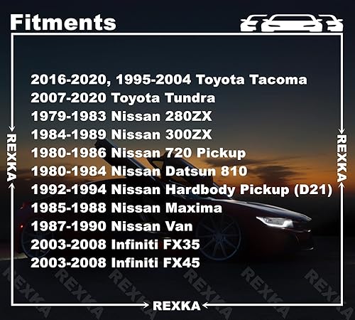 Miniatura 3 de Rexka 40 ojales de tornillo de nailon 3/16 tamaño de tornillo para protector de puerta trasera Toyota Tundra Tacoma 90189-06010 Nissan Infiniti