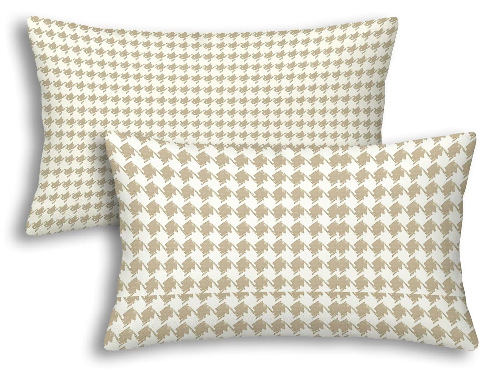 Taie oreiller 50x80 velours beige pour un salon nordique chaleureux