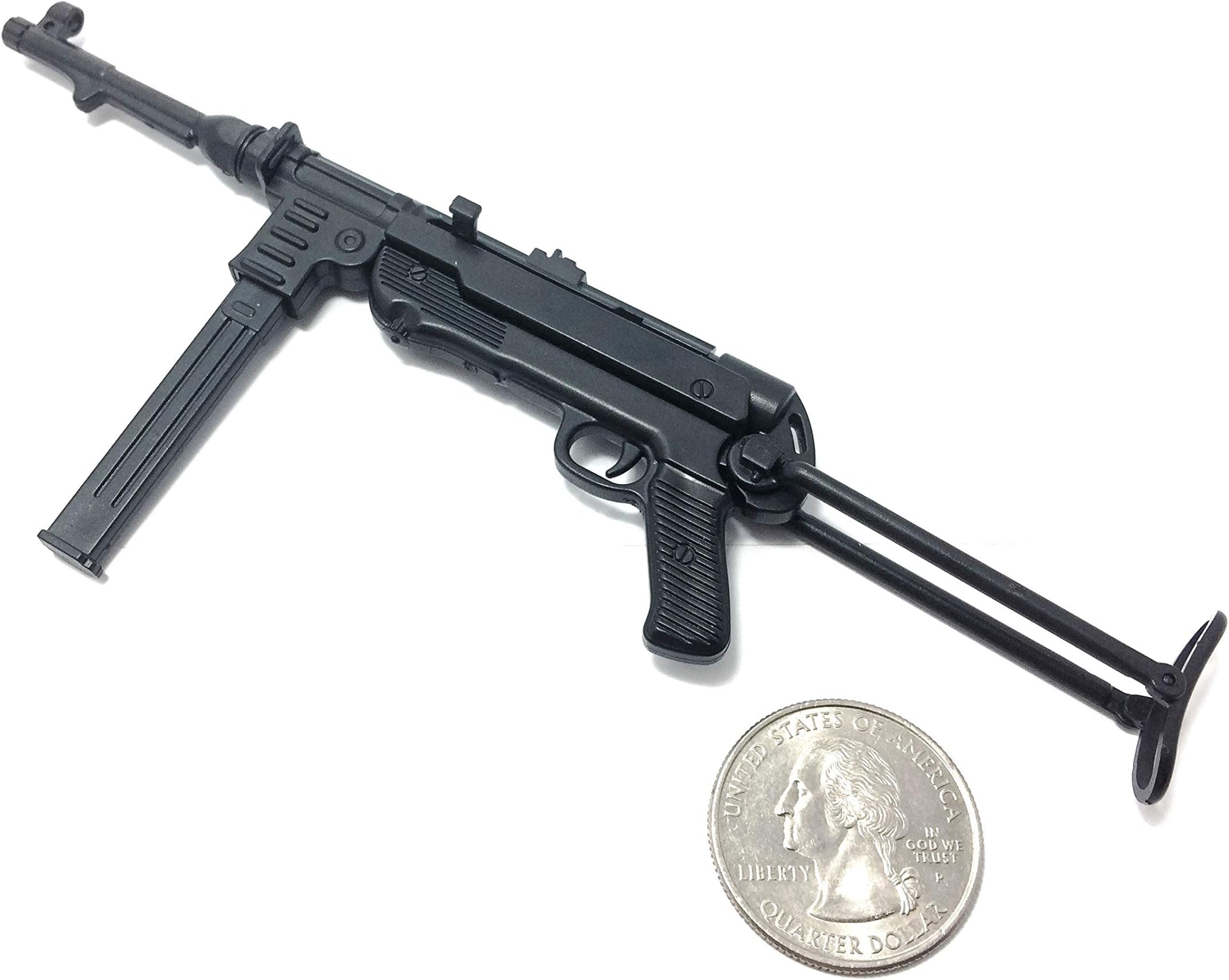1/6 Scale MP40 Submachine Gun Nazi Germany WWII Miniature Toy Guns Model Fit for 12" Action Figure