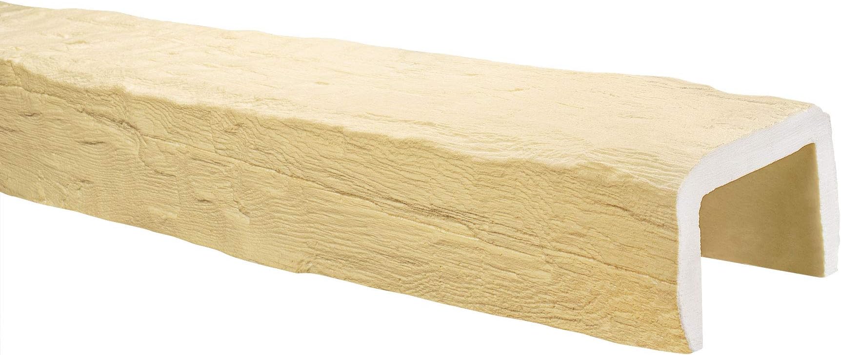 Architectural Products by Outwater 5-1/8 in. x 8 in. x 12.75 ft. Faux Wood Beam, Unfinished, 12 Foot