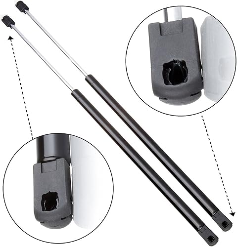 Miniatura 9 de Soportes de elevación de ventana trasera amortiguadores 4576 para Chevrolet Trailblazer 2002 2003 2004 2005 2006 2007, paquete de 2