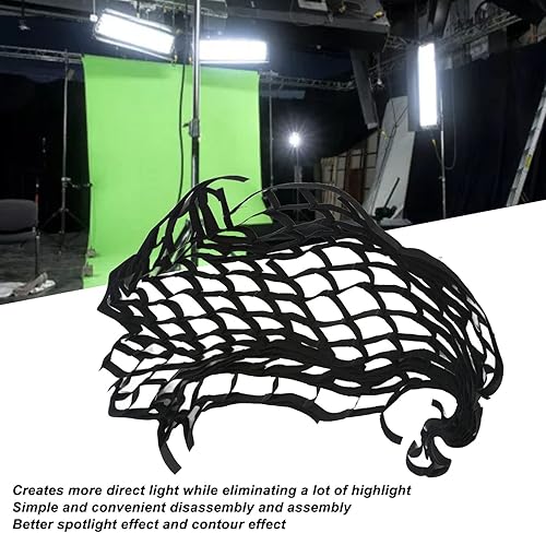Miniatura 2 de Rejilla reflectora para foto, caja de luz octágona, rejilla celular de enfoque de luz Softbox Grid Accesorios de fotografía de malla de 2.4 x 2.4 x