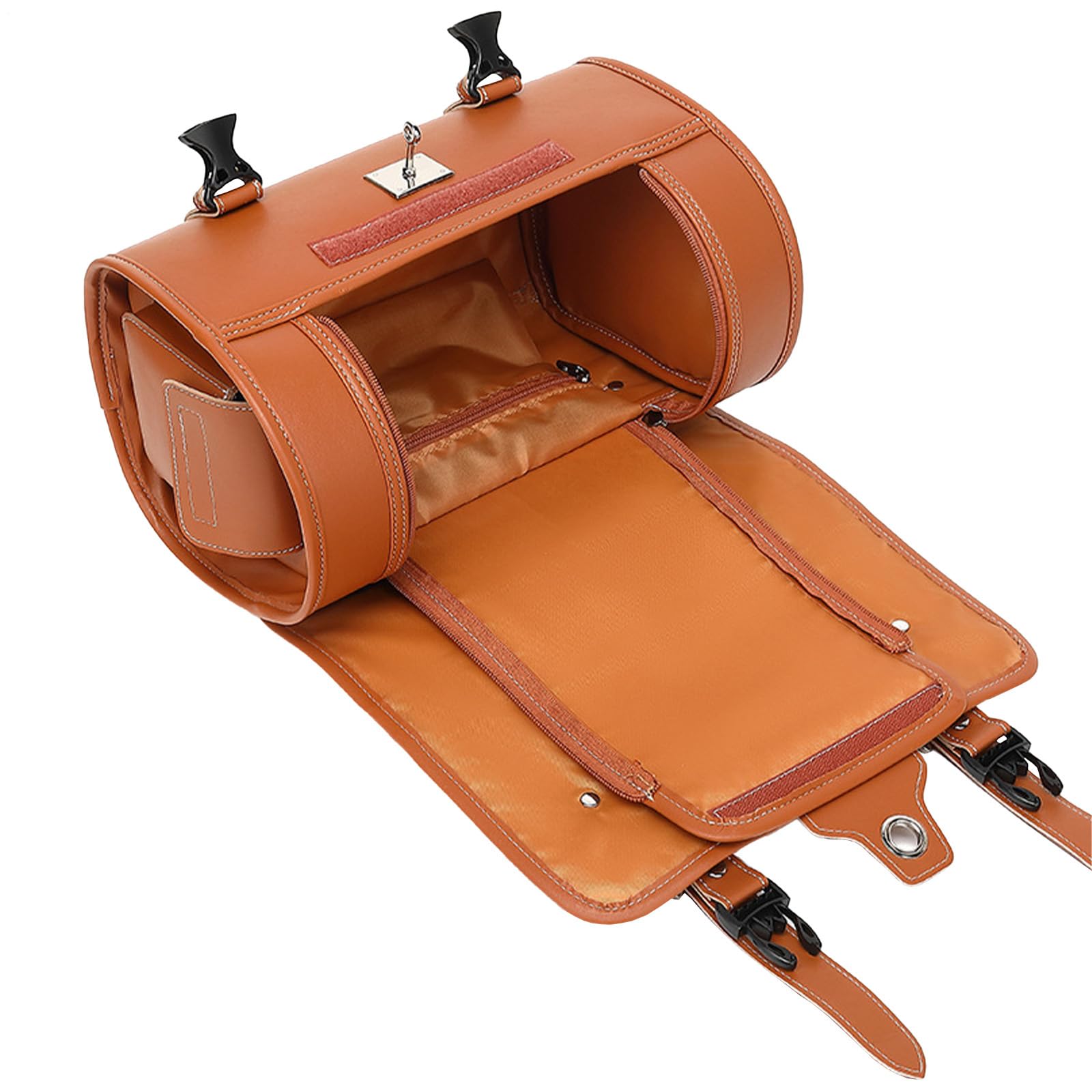 Generico Borsa Da Sella Per - Borsa Da Sella Per Resistente, Versatile | Organizer Per Bagagli, Da Viaggio, Custodia Per | Per Viaggi Turistici, Guida Su Strada, Viaggi In A Lunga Dista