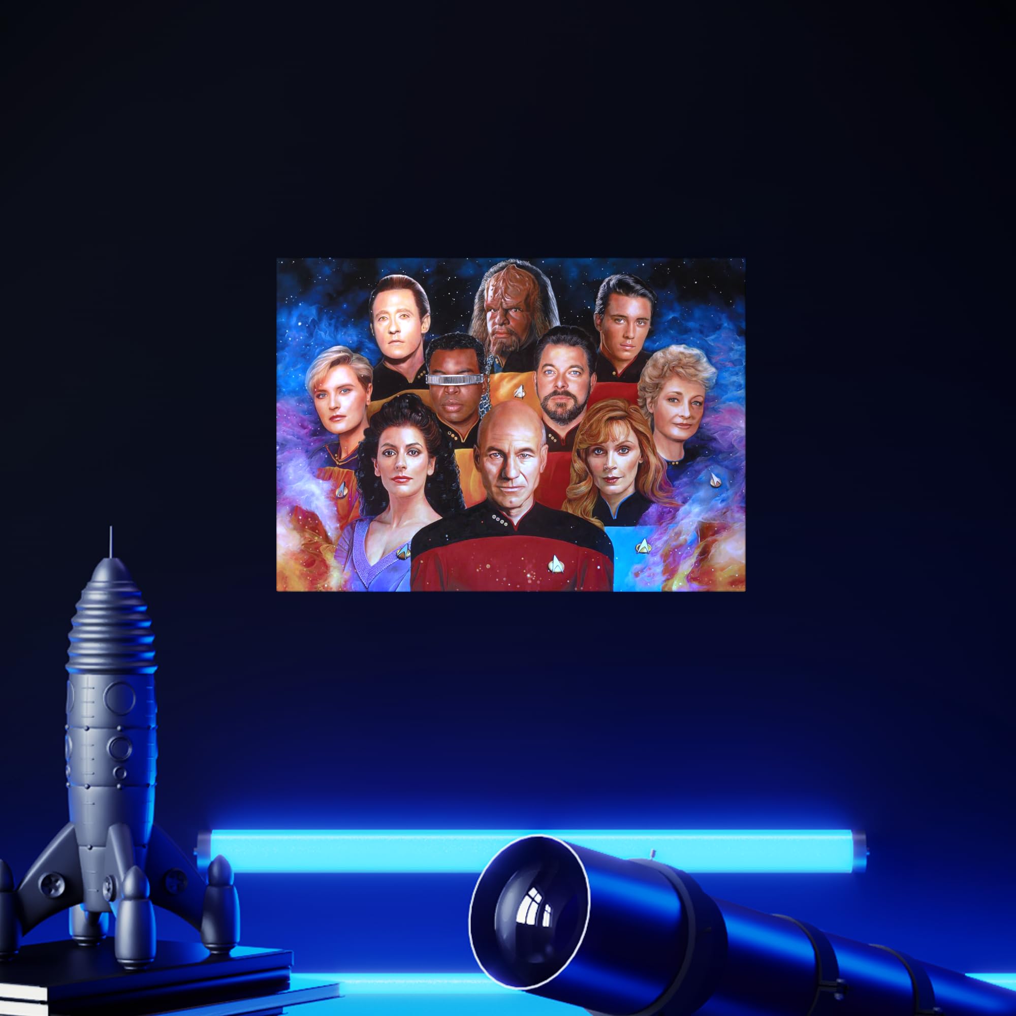 Displate Star Trek Metallposter – Magnetisch, Offiziell Lizenziert, 67,5 X 48 Cm (inkl. Montagesatz)
