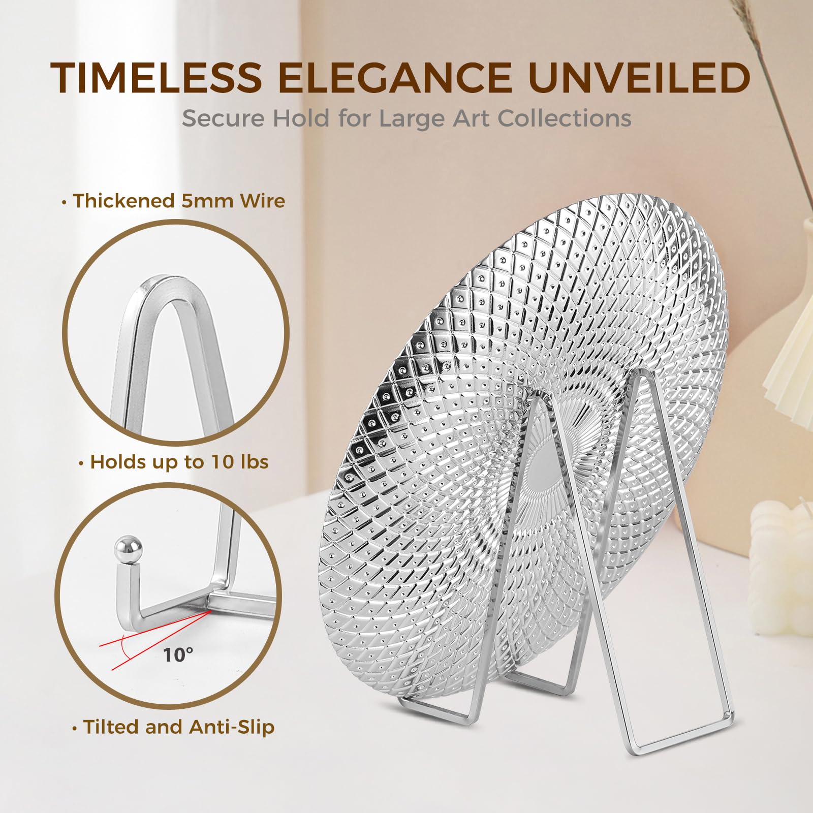 Amazon.co.jp: プレートホルダー イーゼルディスプレイスタンド - 8